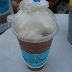 Amish Annie Donuts - Frozen cocoa drink.