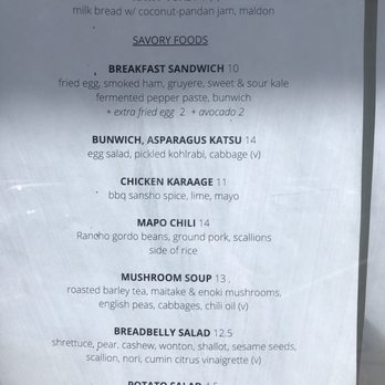 Breadbelly - Savory food menu - Bakeries Near Me - San Francisco, California