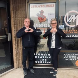 Vision Plumbing Heating Cooling - Owners Jean & John