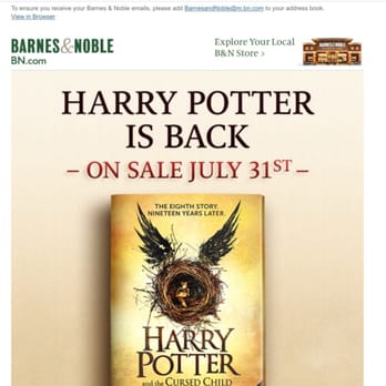 Barnes & Noble Booksellers - Preordered this for my son... He's super excited! - Bookstores Near Me - Bakersfield, California