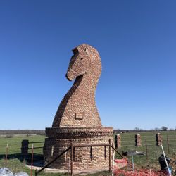 The Giant Horse Chess Piece - The knight of Gainesville