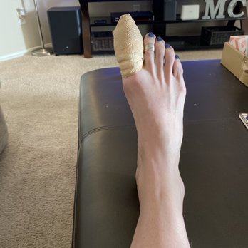 Sunrise Foot and Ankle - Bandaged toe on its way to a full recovery! - Podiatrists Near Me - Las Vegas, Nevada Sunrise Foot and Ankle - Bandaged toe on its way to a full recovery! - Podiatrists Near Me - Las Vegas, Nevada