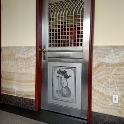 Golden Dragon - Stainless Kitchen Door