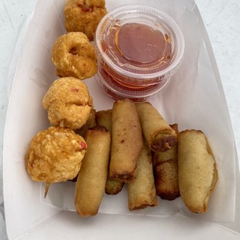 The Chinita Baker - 03.11.23 lobster balls ($8) and mini Shanghai lumpia ($10) at the Spring Food & Craft Fair in Elk Grove - Food Delivery Services Near Me The Chinita Baker - 03.11.23 lobster balls ($8) and mini Shanghai lumpia ($10) at the Spring Food & Craft Fair in Elk Grove - Food Delivery Services Near Me