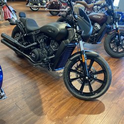 Crockett Powersports - 2022 Indian Scout Rogue - Black Smoke Midnight