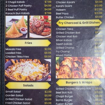 Fusion Food - Menu - Halal Near Me - San Antonio, Texas