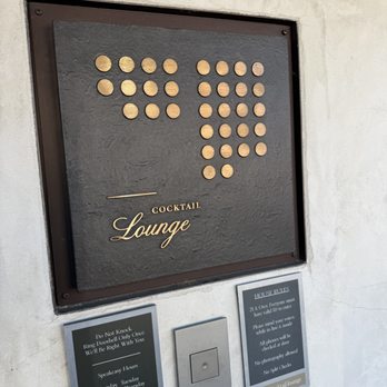 Eleven Twenty-Two - The only signage for this "hidden" cocktail lounge - Cocktail Bars Near Me - Paso Robles, California