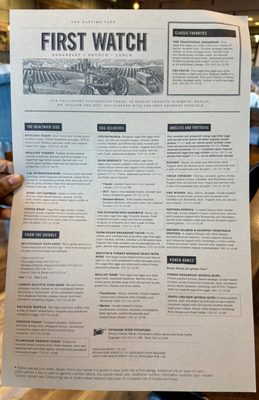 Menu photo 3 First Watch Allen, TX