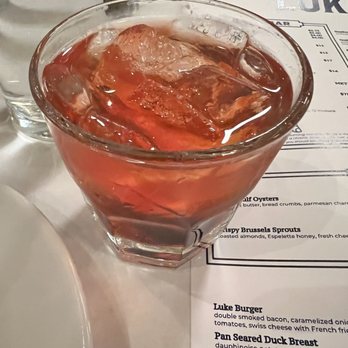 Luke - Mezcal Old Fashioned (it wasn't but it was okay) - French Near Me - New Orleans, Louisiana Luke - Mezcal Old Fashioned (it wasn't but it was okay) - French Near Me - New Orleans, Louisiana