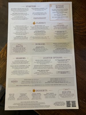 Menu photo 1 Bag O' Nails London, XGL