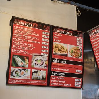 Extreme Teriyaki Grill Express - Menu (1 of 2). Sushi rolls, hibachi items, kids meal, and beverages. - Japanese Near Me - Atlanta, Georgia Extreme Teriyaki Grill Express - Menu (1 of 2). Sushi rolls, hibachi items, kids meal, and beverages. - Japanese Near Me - Atlanta, Georgia