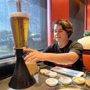 Mr BBQ - Beer tower - Korean Near Me - Fullerton, California
