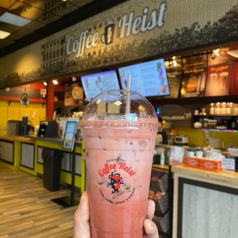 Red velvet iced coffee