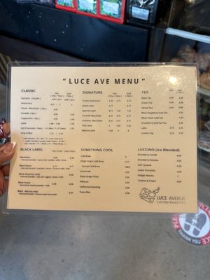 Menu photo 1 Luce Coffee Roasters Houston, TX Menu photo 1 Luce Coffee Roasters Houston, TX