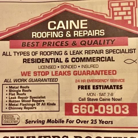 Slide of Caine Roofing & Repair