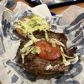 Culver's - Overcooked burger with an additional cost tomato. - Burgers Near Me - Glenwood Springs, Colorado Culver's - Overcooked burger with an additional cost tomato. - Burgers Near Me - Glenwood Springs, Colorado