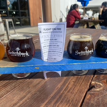 Switchback Brewing - Flight On Fire - Breweries Near Me - Burlington, Vermont