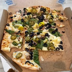 Domino's Pizza - Pizza with cheese when we requested no cheese