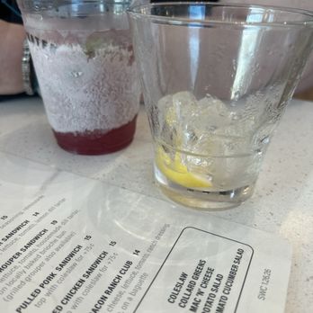 Saltwater Cowboys - FROZEN PBJ!! YUMZ. Palmetto Peach Tea. - Seafood Near Me - Mount Pleasant, South Carolina Saltwater Cowboys - FROZEN PBJ!! YUMZ. Palmetto Peach Tea. - Seafood Near Me - Mount Pleasant, South Carolina