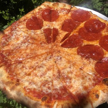 LouEddie's Pizza - Half cheese, half pepperoni - Pizza Near Me - Skyforest, California