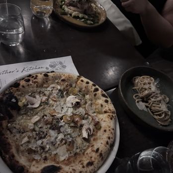 Esther's Kitchen - Roasted mushroom sourdough pizza, pasta alla chittara (cacio e pepe), pan roasted Mary's chicken - Italian Near Me - Las Vegas, Nevada Esther's Kitchen - Roasted mushroom sourdough pizza, pasta alla chittara (cacio e pepe), pan roasted Mary's chicken - Italian Near Me - Las Vegas, Nevada