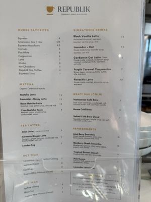 Menu photo 4 Republik Coffee Monrovia, CA Menu photo 4 Republik Coffee Monrovia, CA
