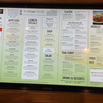 Ty Ginger Asian Bistro - Menu (August 2021) - Asian Fusion Near Me - Dublin, Ohio Ty Ginger Asian Bistro - Menu (August 2021) - Asian Fusion Near Me - Dublin, Ohio