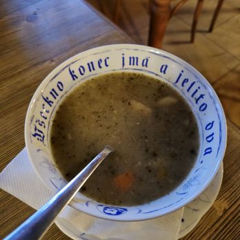 Dačický - Mushroom potato soup - Czech Near Me - Kutná Hora, ST Dačický - Mushroom potato soup - Czech Near Me - Kutná Hora, ST