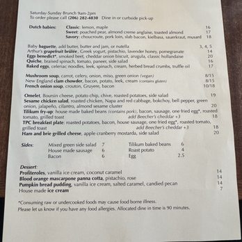 Tilikum Place Cafe - Menu - New American Near Me - Seattle, Washington Tilikum Place Cafe - Menu - New American Near Me - Seattle, Washington
