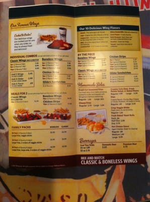 Menu photo 4 Wingstop Moreno Valley, CA