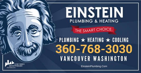Slide of Einstein Pros Plumbing Vancouver Washington
