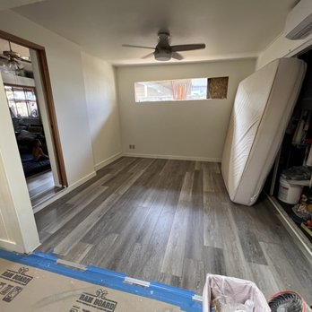 JG Carpentry & Handyman Services - New floor, ceiling fan, pocket door, and window frame pau. - General Contractors Near Me
