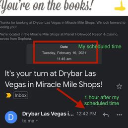 A tale of two emails: My scheduled time vs when they were ready for me