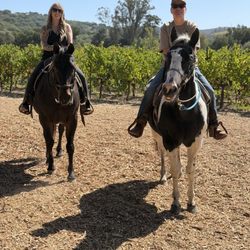 Sonoma Valley Trail Rides - Incredible photo Michelle took of us!