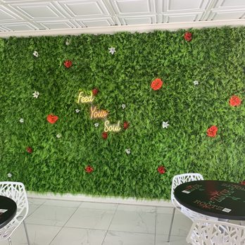 Rootz Soul Cafe - Grass wall - Vegan Near Me - North Lauderdale, Florida Rootz Soul Cafe - Grass wall - Vegan Near Me - North Lauderdale, Florida