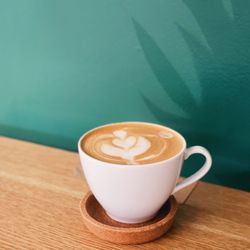Fresh Press Coffee Bar - Almond milk flat white