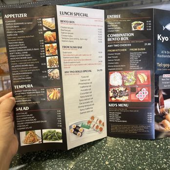 Kyo Sushi - Menu - Sushi Bars Near Me - Redlands, California Kyo Sushi - Menu - Sushi Bars Near Me - Redlands, California