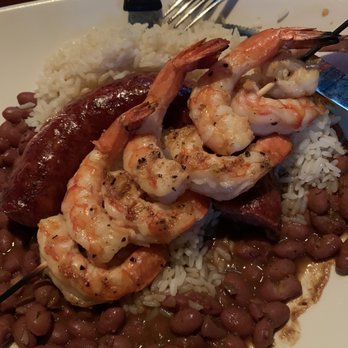 Pappadeaux Seafood Kitchen - Sausage & shrimp with rice & beans!!!! - Cajun/Creole Near Me - Marietta, Georgia Pappadeaux Seafood Kitchen - Sausage & shrimp with rice & beans!!!! - Cajun/Creole Near Me - Marietta, Georgia
