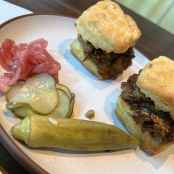Yardbird - Smoked Brisket Biscuits - Southern Near Me - Dallas, Texas Yardbird - Smoked Brisket Biscuits - Southern Near Me - Dallas, Texas