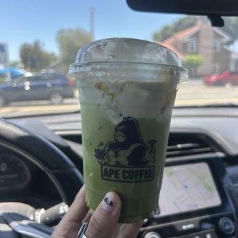 Ape Coffee - banana matcha - Coffee & Tea Near Me - Orange, California Ape Coffee - banana matcha - Coffee & Tea Near Me - Orange, California