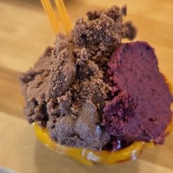 Freya’s - Vegan Blueberry Basil and Vegan Chocolate  gelato