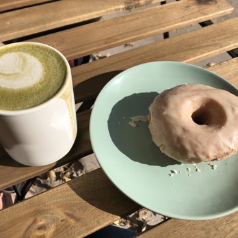 Castle Coffee - Matcha latte and earl grey donut - Coffee & Tea Near Me - Albuquerque, New Mexico