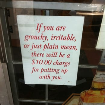 Gaslight Wine And Spirits  - f you are grouchy, trible, or just plain mean, there will be a $ 10 - Beer, Wine & Spirits Near Me - Memphis, Tennessee