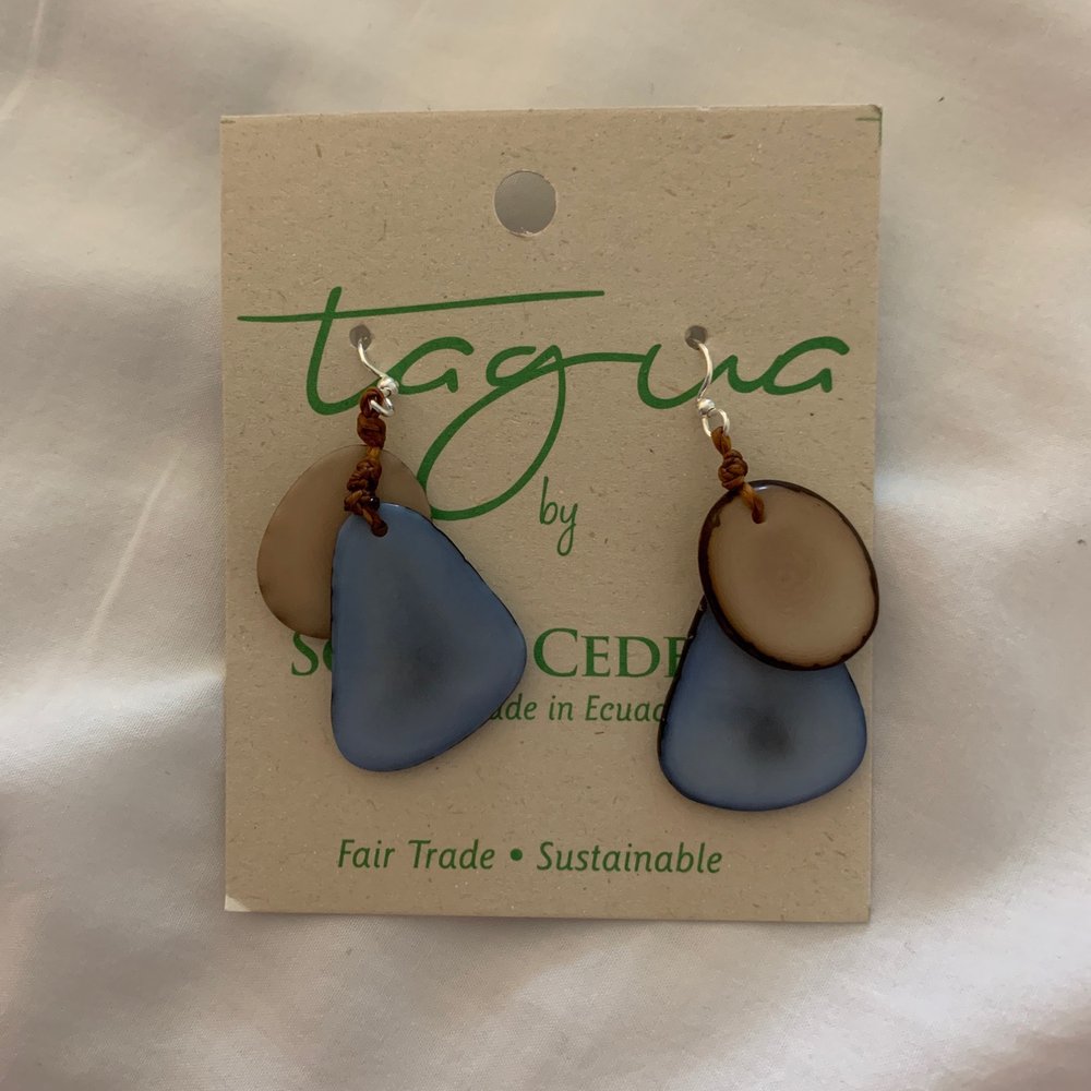 Tagua earrings