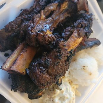 Matiki Island BBQ - 1. Beef Rib "Sam's Plate" - Hawaiian Near Me - Anaheim, California Matiki Island BBQ - 1. Beef Rib "Sam's Plate" - Hawaiian Near Me - Anaheim, California