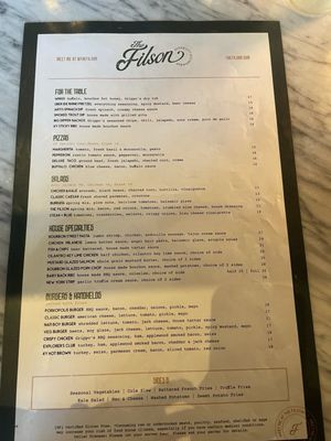 Menu photo 4 The Filson Queen City Kitchen and Bar Cincinnati, OH Menu photo 4 The Filson Queen City Kitchen and Bar Cincinnati, OH