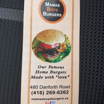 Mama's Boys Burgers - Menu October 2017 - Burgers Near Me - Toronto, Ontario Mama's Boys Burgers - Menu October 2017 - Burgers Near Me - Toronto, Ontario