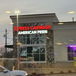 American Pride Xpress Carwash - Front of building. Look for the sign.,