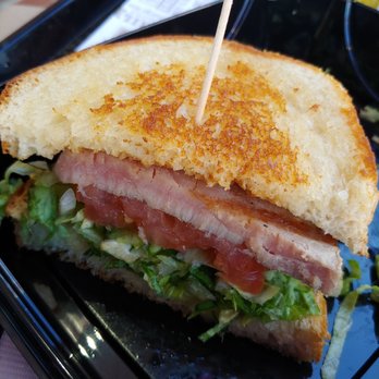 Habit Burger & Grill - Grilled Medium Rare Ahi Tuna on Sourdough. (No you cannot get food poisoning from this) - Burgers Near Me - Selma, California