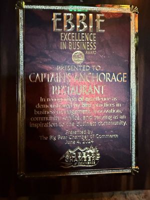 Menu photo 5 Captains Anchorage Big Bear Lake, CA